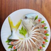 新鲜嫩滑拉花金鲳鱼30条每件