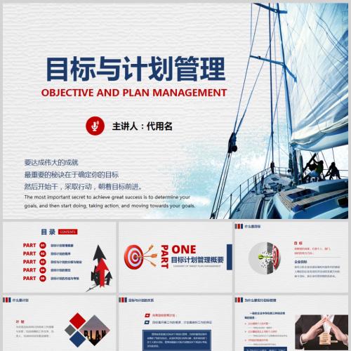 企业培训员工团队目标计划管理课件PPT模板